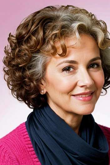 Curly Hairstyles for Women Over 60