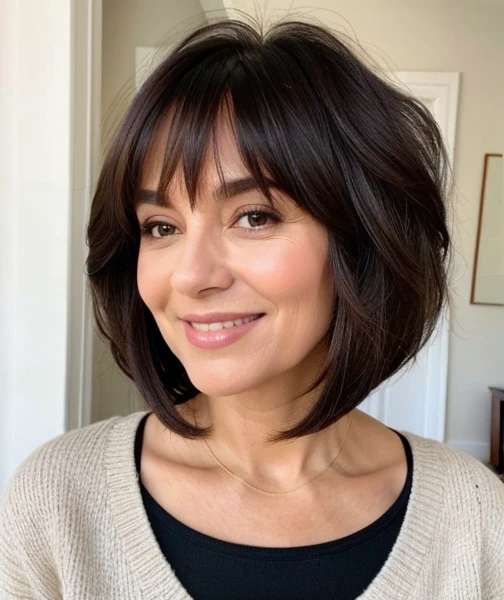 Face-Framing Layered Bob