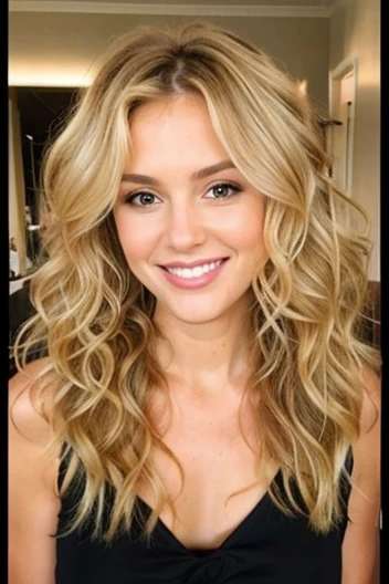 Long Blonde Curls