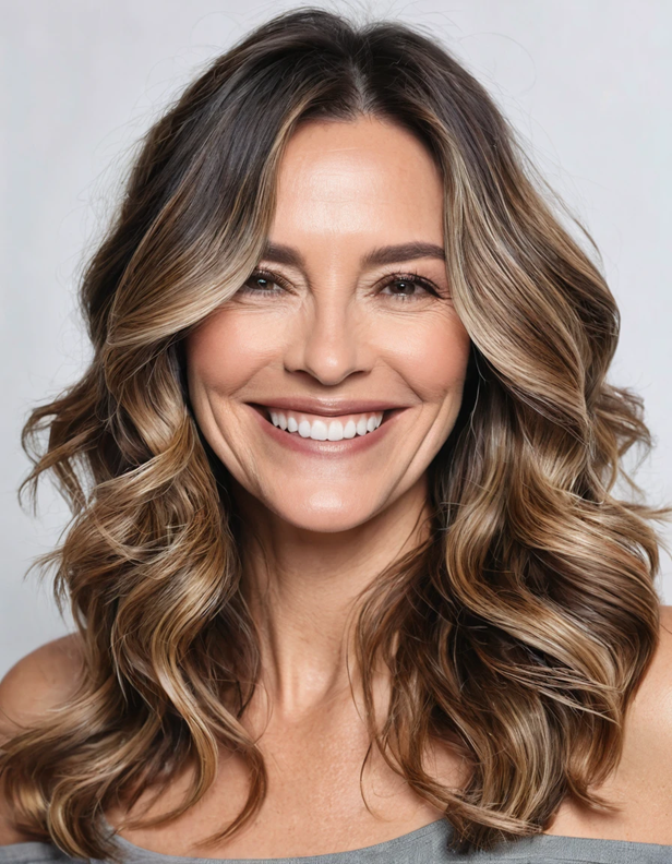 Subtle Balayage Waves