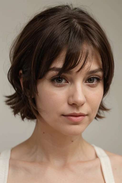 Tousled Pixie with Bangs