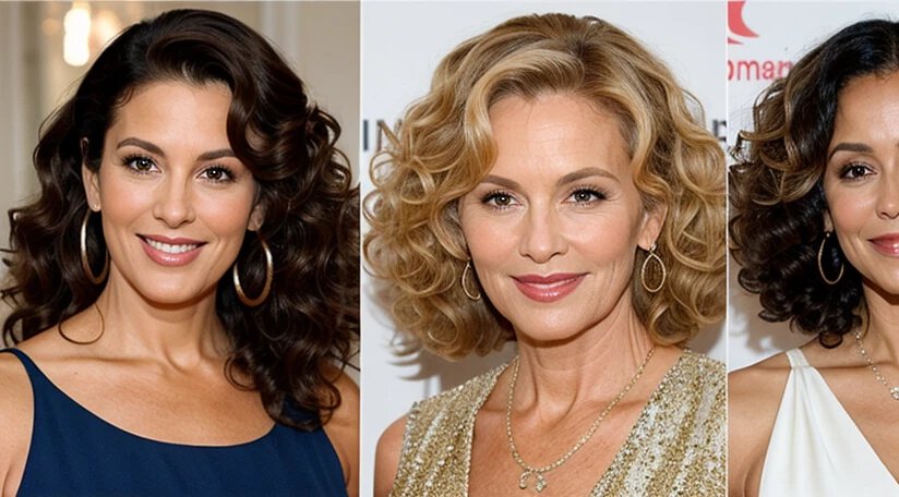 Curly Hairstyles for Women Over 50