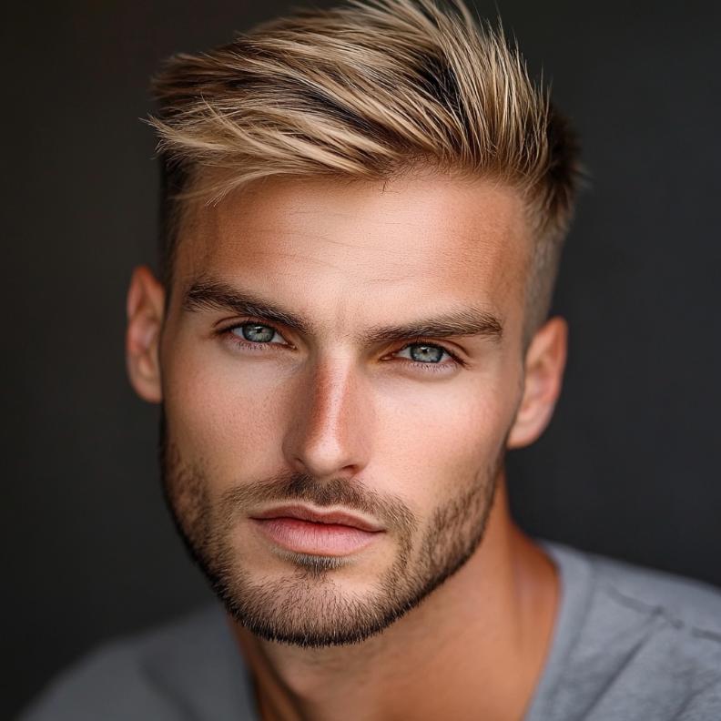 A clean Short Scissor Cut, a timeless option in Short Hairstyles and Haircuts for Men.